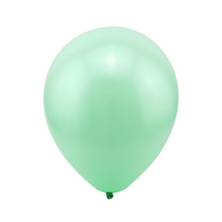 Latex ball 12 ", pastel, set 100 pcs., Mint color-1
