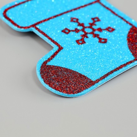 New Year's set of stickers from EVA "Board", 6 pcs., Mix color-3
