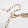 Choker "Butterfly" is large, the color is white in gold, 30 cm
