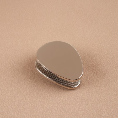 Bag Fraille 4.8 × 3.5 cm, pearl silver color-1