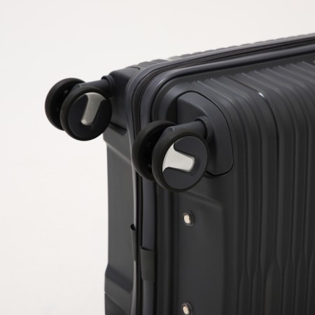 Small suitcase 20 ", lightning department, code castle, 4 wheels, dark gray color-6