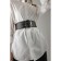 Women's belt, elastic band, XS-L, width 7.5 cm, brown color