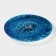 Glass stand for a cake rotating share "Blue agate", d = 32 cm, blue color