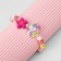 Bracelet Children's "Choselka" unicorn-princes with a flower, color