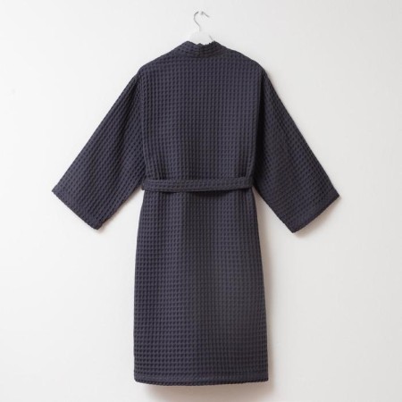 Waffel wafel dressing extension "BOHO" size 46-48, dark gray color, 100% cotton, 290 g/m2-4