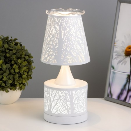 Aroma lace with backlight "Trees" E27 40W+RGB white 13x13x30 cm-1