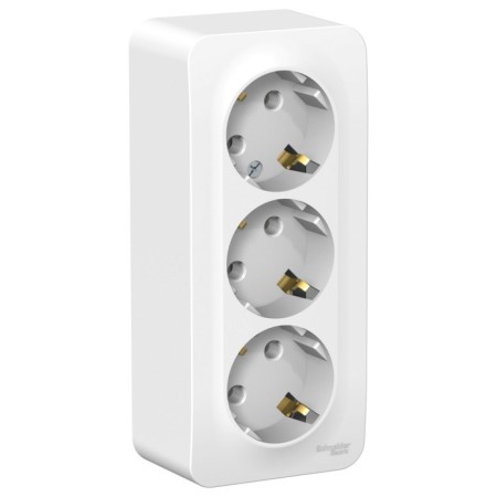 Triple SE BLANCA, 16 A, 250 V, invoice, with salary, IP20, white, Blnra010311