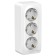 Triple SE BLANCA, 16 A, 250 V, invoice, with salary, IP20, white, Blnra010311
