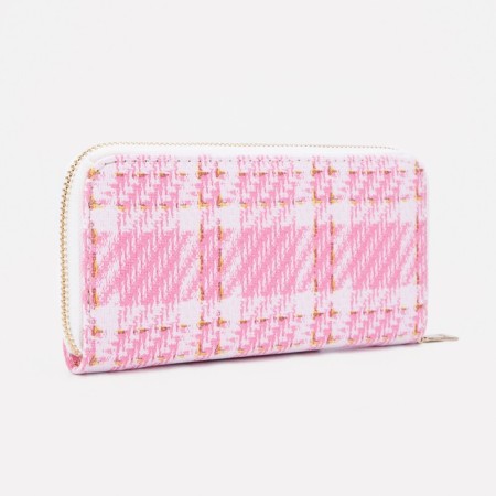 Women's wallet with lightning, pink color-1