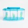 Aquarium set is three -section, with LED backlight, 2.55 l, blue
