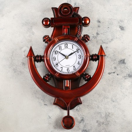 Watch walls, series: sea, "Karakka", with a pendulum, discrete move, 29 x 39 cm