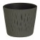 Sandy Round Kashpo, 2 items: internal and outer capacitance, 5 l, color gray color