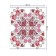 The tablecloth "eccentric flowers", rectangular, Saten, size 120x145 cm