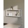 Hinged shelf 800, 800x250x360, white muar/oak sonom