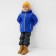 Children's jacket KAFTAN p. 38 (146-152 cm), blue