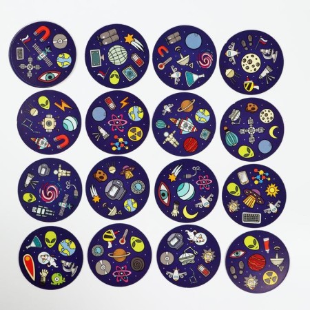 The board game to the reaction and attention "Dubbl. Cosmos ", 20 cards, 5+-2