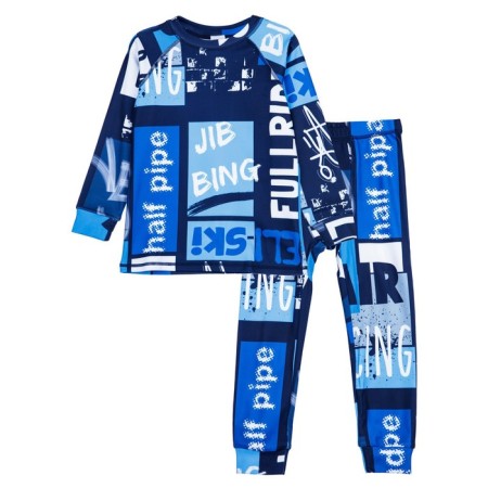 Thermal complex for a boy: trousers, sweatshirt, height 122 cm