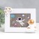 Photo frame plastic 12x17 cm "Cosmonaut and rockets" White with gold 19.5x24.5 cm