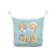 Organizer in a bathtub on suction cups "Sleepy cat", for storing toys and trifles, size 33x39 cm