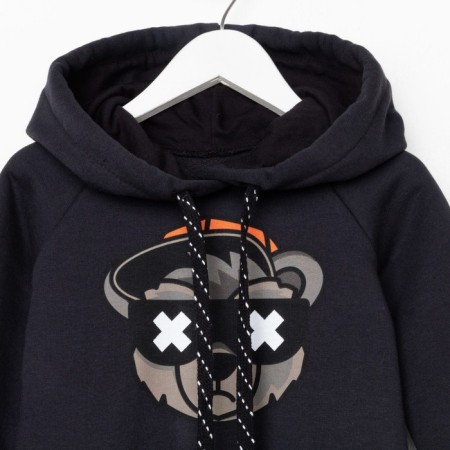 Children's sweatshirt KAFTAN "Trendy" R.36 (134-140), black-8