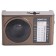 Radio receiver portable signal ether-18 Brown USB SD/Microsd