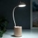 Table lamp with AKB 16216/1PK LED 4W 3000/6000K USB pink 8x8x44.5 cm Risalux
