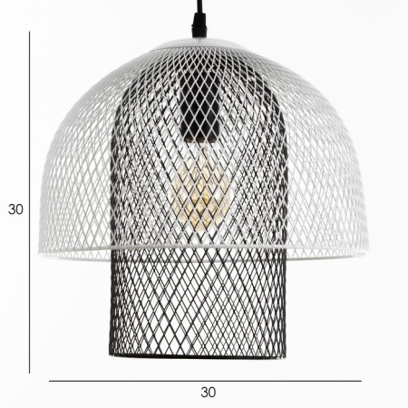Lamp Bayerlux "TURITA" E27 40W white-black 30x30x40-140cm-5
