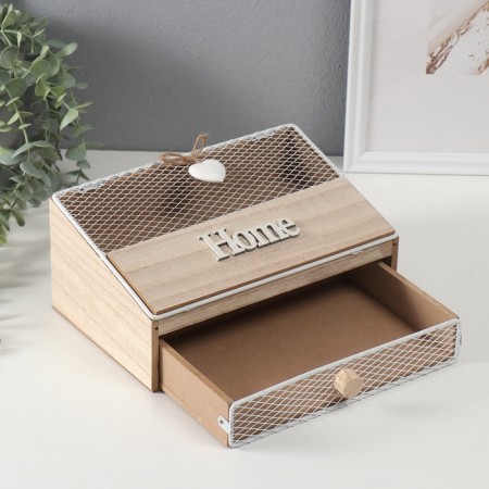 Casket tree with divisions "My dear house" 15x24x11 cm-1