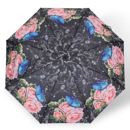 The umbrella semi -automatic “Rainy Day”, 3 additions, 8 spokes, r = 49 cm, color mix-12