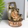 Hirefold fountain "Ganesha - Blessing" Golden Bronze 31x20x20 cm