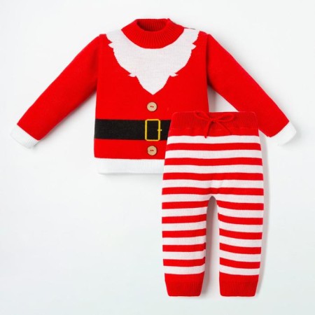 Cost Knitted baby I "Santa" growth 98-104 cm