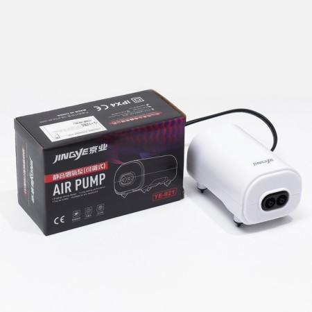 Air compressor Jingye Ye-921, silent, with power adjustment, 2 x 3.4 l/min, 3 watts-3