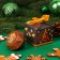 New Year. Chocolate bomb with marshmallow "Mandarin mood", milk chocolate, 38 g