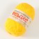 Knitting yarn "Deluxe" 100% polypropylene 140m/50g set 2 pcs - yellow