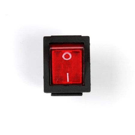 Button - switch, square, with backlight, mix-4