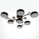 Chandelier 1316/7bk LED 168W 3000-6000K black 74x74x17 cm Bayerlux