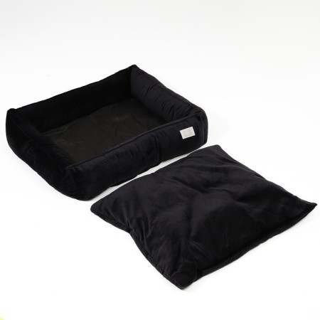 Lynchik for cats and dogs velor Pet Lab, 55 x 50 x 15 cm, black-3