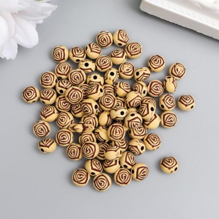 A set of beads for creativity plastic "Rose under the tree" 20 g mix 0.8x0.8x0.8 cm-2