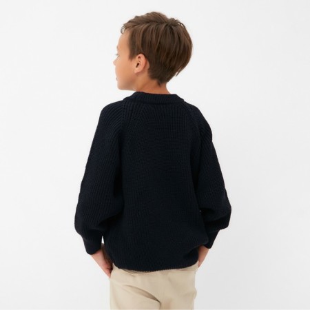 Jumper Children's Kaftan, size 32 (110-116 cm) Dark blue color-3