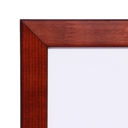 Magnetic-marker board A3, 30x45 cm, calligrata, in a wooden frame (dark stain)-14