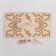 Puzzle interhemispheric board "Butterfly and waves"