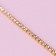 Chain with rhinestones, metal, glass, 2.5 mm, 9 ± 1 m, gold color