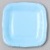 A plate disposable paper square, blue, square, 16.5x16.5 cm