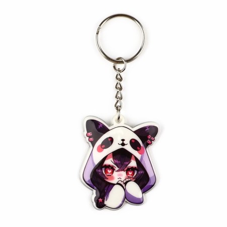 Key keychain "Girl", 4.2 x 9.9 cm