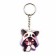 Key keychain "Girl", 4.2 x 9.9 cm