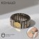 Ring "steel" ring, gold-silver color