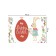 A set of napkins for setting the table "Easter bunny-artist", rectangular, size 32x46 cm, 4 pcs
