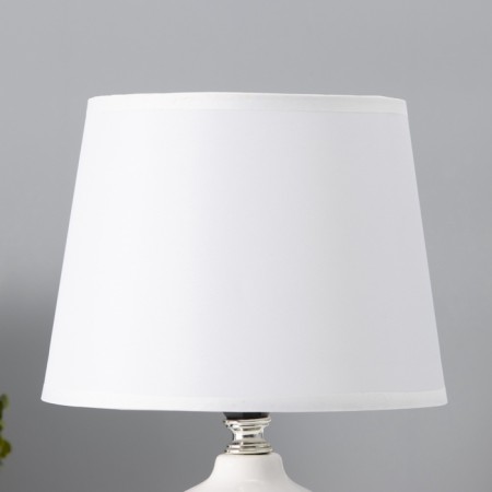 RISALUX LAMBLE LAMPLE LAMP “BRO”, E14, 40 W, white-gold, 18 × 18 × 27 cm-2