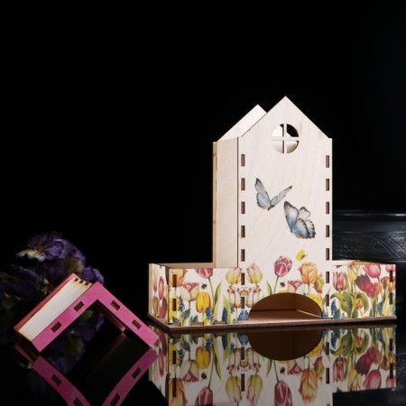 Tea house "Blobes House", 20x20x8 cm-1