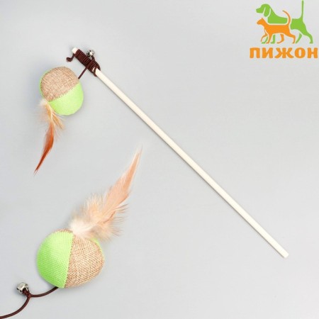 Domestico-pitch of eco-material "Ball with feathers"
